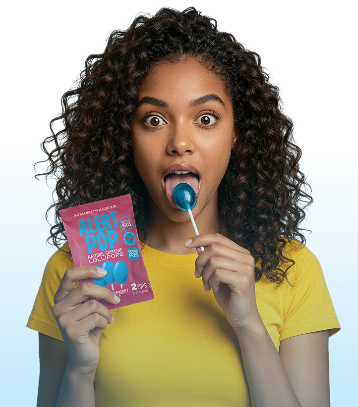 THE WORLD'S FIRST CAFFEINATED LOLLIPOP